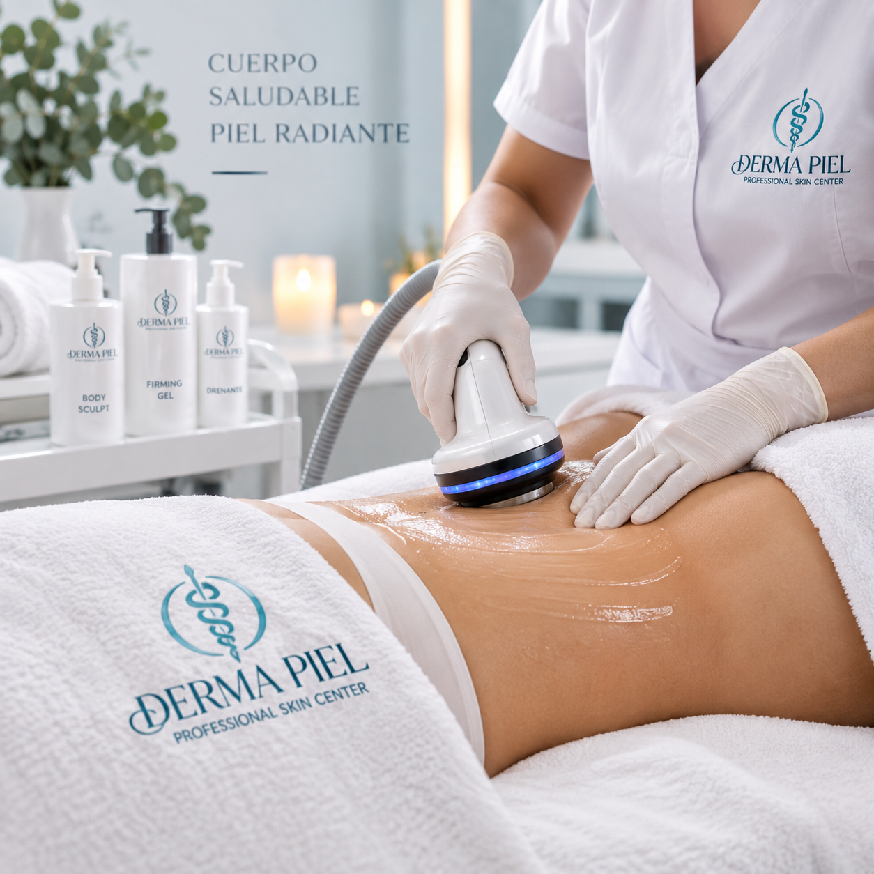 Tratamiento estético corporal con aparatología avanzada en Dermapiel Quito
